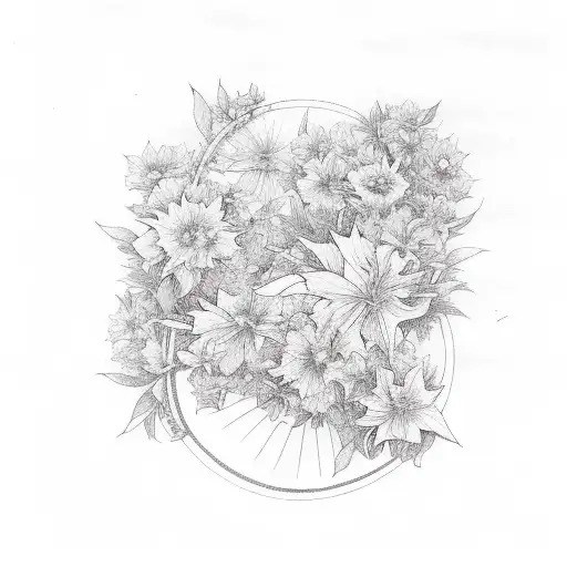 Philippines Sun With Jasmine Flowers