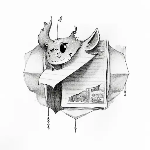 Scroll Of Paper With Text