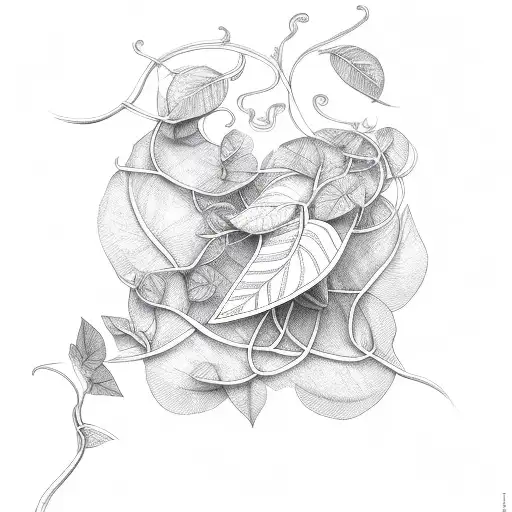 Plant Vine With Paper Airplane