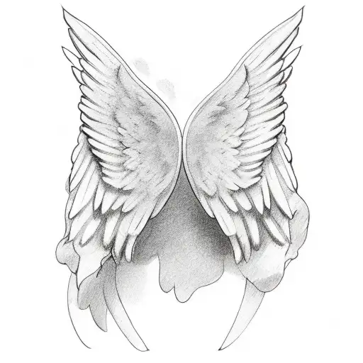 Angel Wings With Words