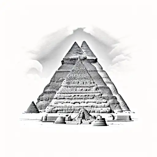 Sphinx Pyramid Sun