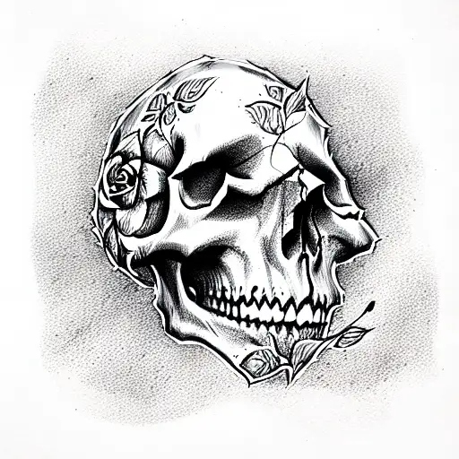 Skull And Roses