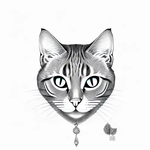 Black Cat With Diamond