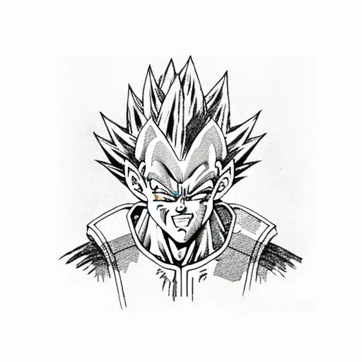 Vegeta Wearing Samurai Armor