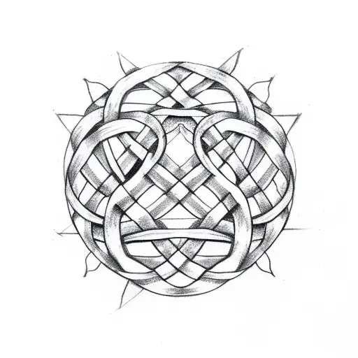 Celtic Knot Leg Sleeve