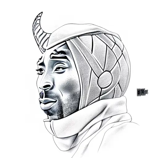 Kobe Bryant Logo With Black Mamba