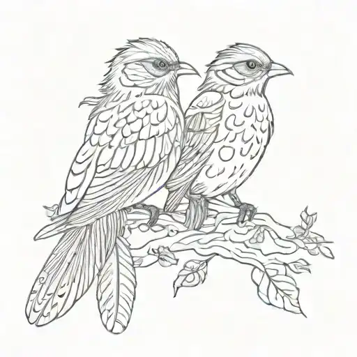 Birds Of A Feather Tatoo Inspired