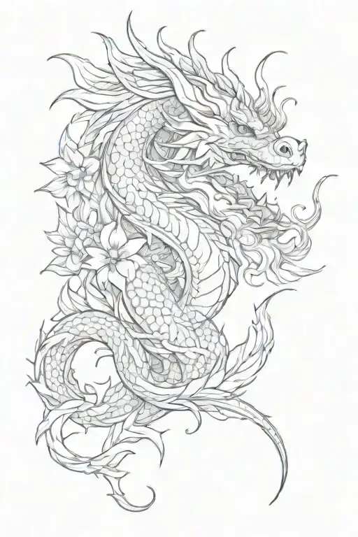 Dragon Flowers Forming