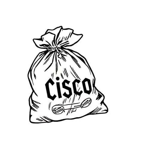 Money Bags With English Lettering Cisco