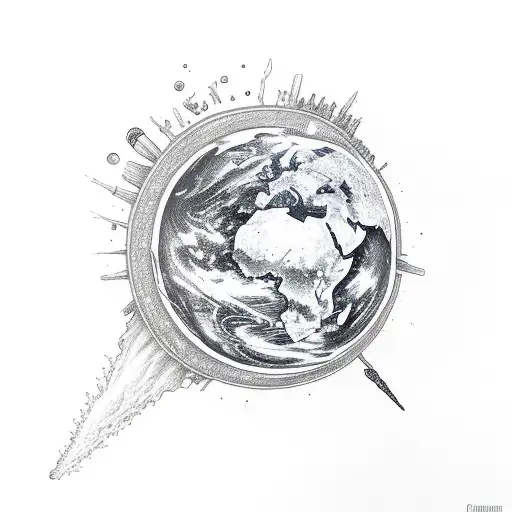 Water Earth Fire Air Merged