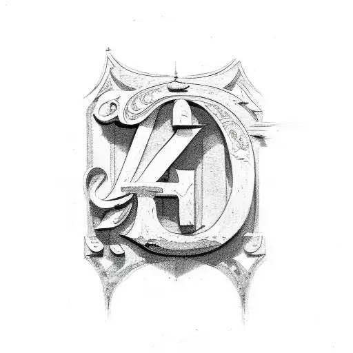 The Letters J And G With Roman Numeral 4