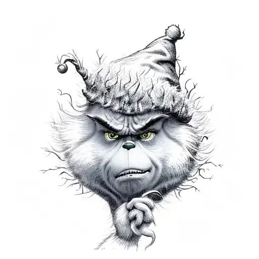 The Grinch Cuts Down A Christmas Tree With A Stihl Chainsaw