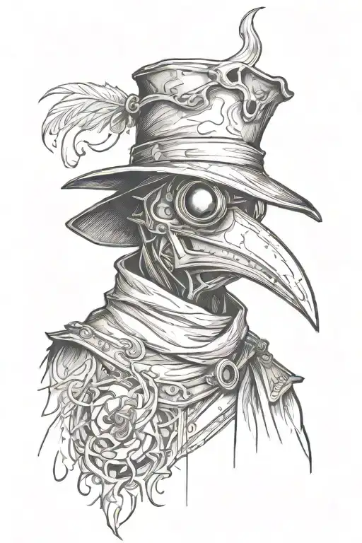 Grafitti Style Plague Doctor