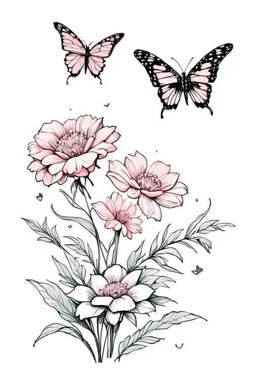 Butterflies Books Flowers Positivity Pisces