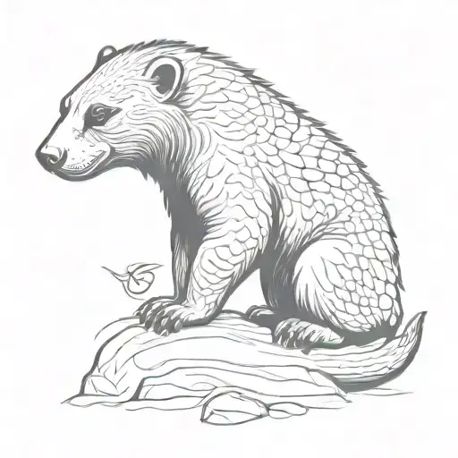 Honey Badger Animal And Buddhism