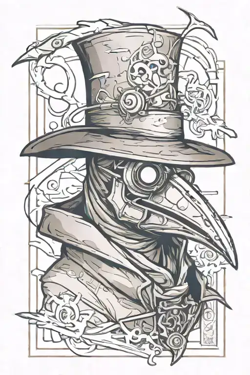 Grafitti Style Plague Doctor