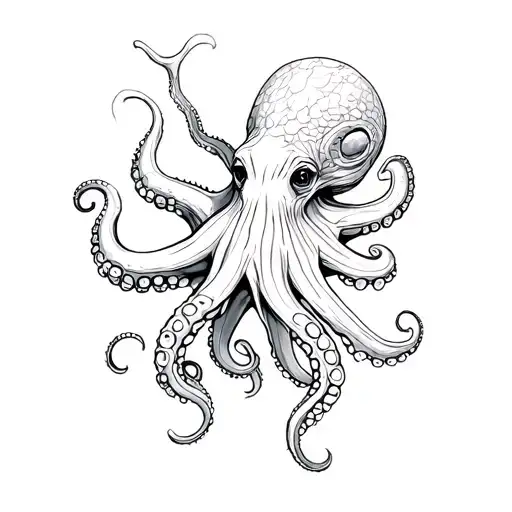 White Whale And Octopus