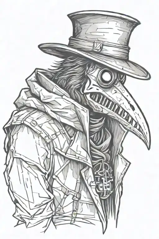 Grafitti Style Plague Doctor