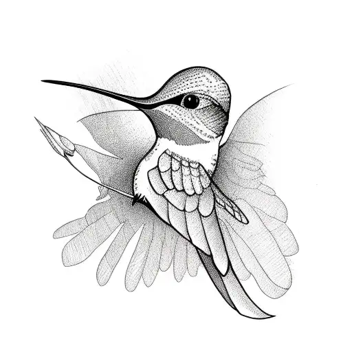 Hummingbird Stamp