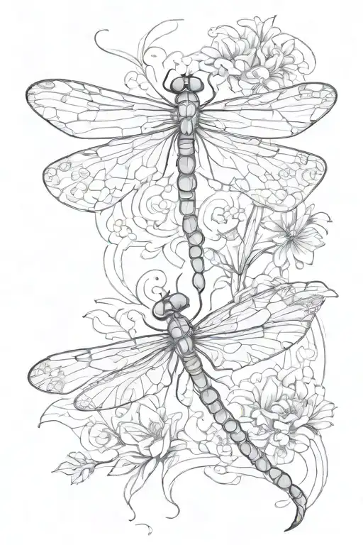 Dragonfly With The Letters Ilymtl