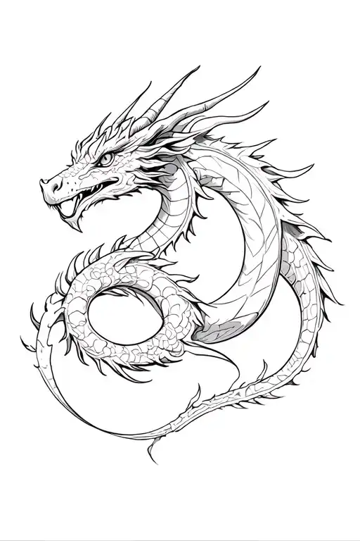 Dragon And Capricorn Symbol