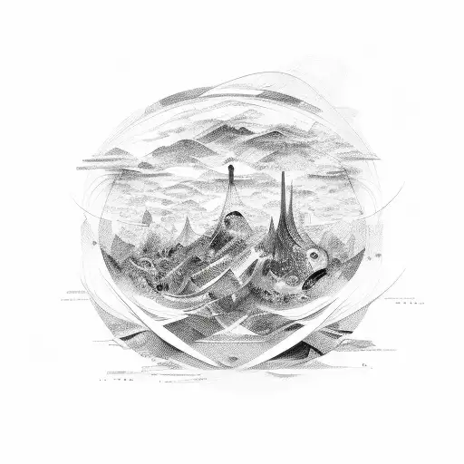 Abstract Representation Of A Complex Equation