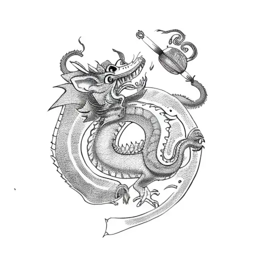 Rat Sitting On Dragon While Flying Chinese Horoscope While In Love