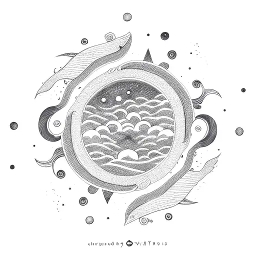 Waves Sky Stars Sun Moon Wind Leaves