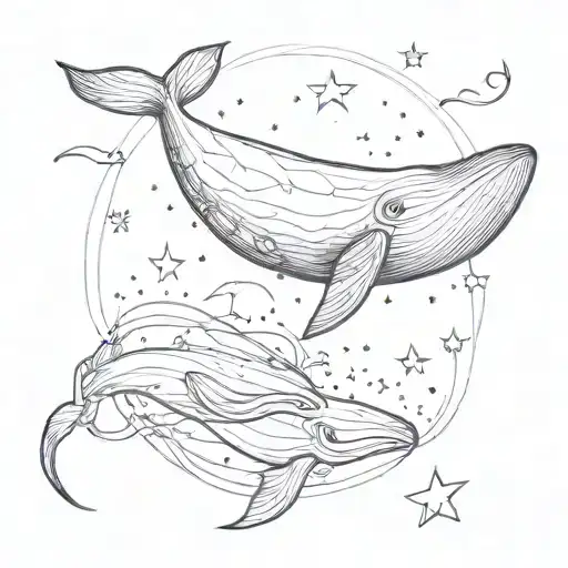 Whale Go To Star