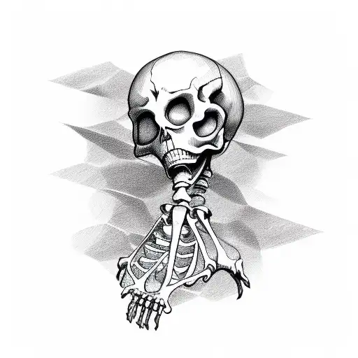 Book Held Open With Skeleton Hands