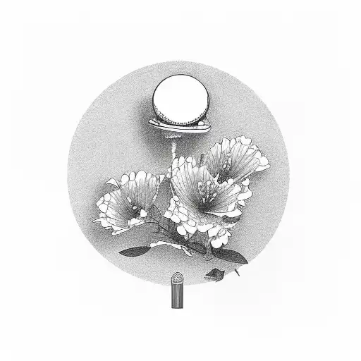 Golf Tee With Azalea