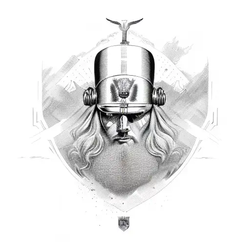 The Word Invictus In Classic Roman Font Style