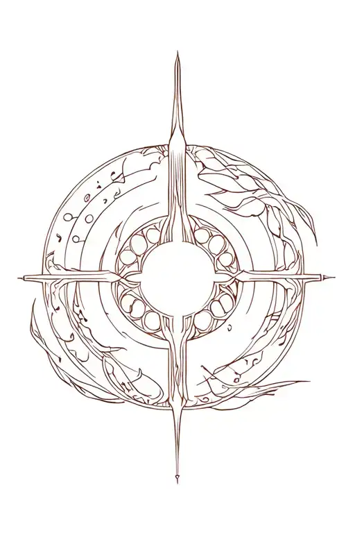 Cho Ku Rei Power Symbol Tattoo Design Combining Music Elements