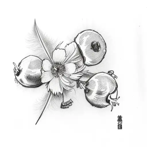 Feather Cherry Blossom