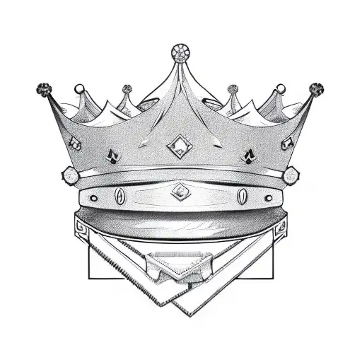 Rapper With A Crown Made Of Drugs