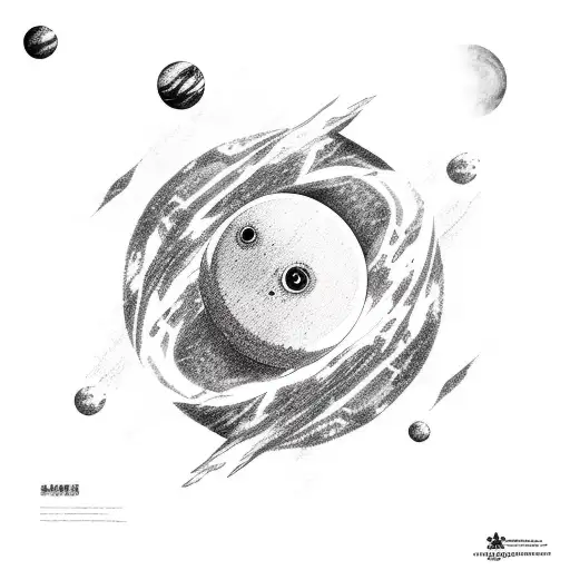 Planet And Dark Hole