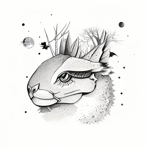 Nature And Night Sky