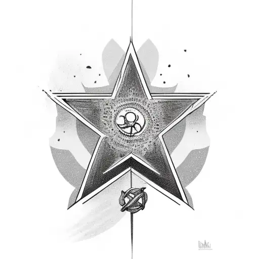 Male Star With Irish Symbolism Undertones