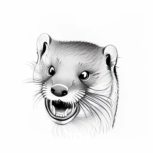 Asian Clawed Otter Smiling