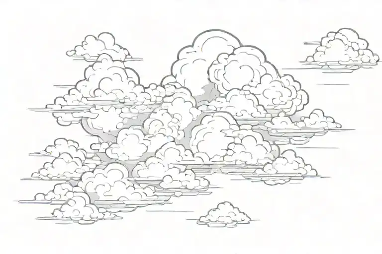 Cloud Filled Sky Filled Sk