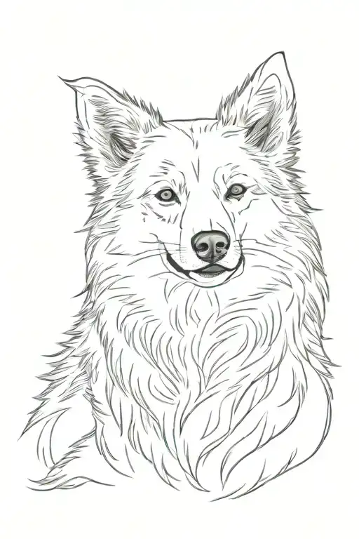 Dog Of The Breed Of American Eskimo