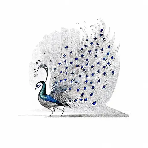 Peacock Counting Money