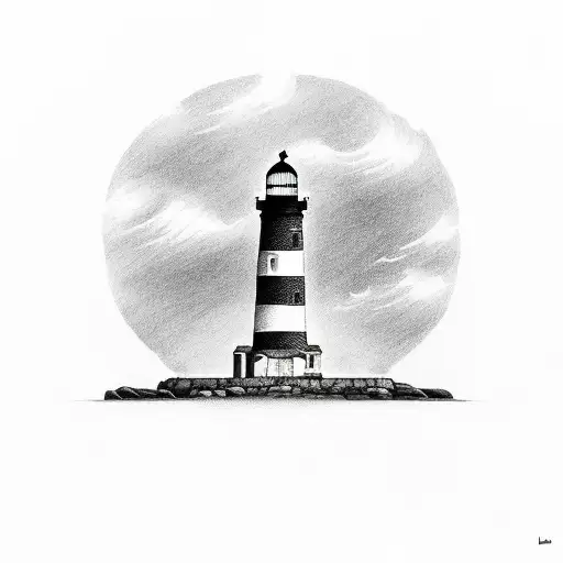 Lighthouse With Football
