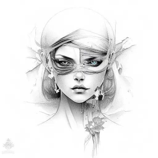 Broken Woman Giving Beauty