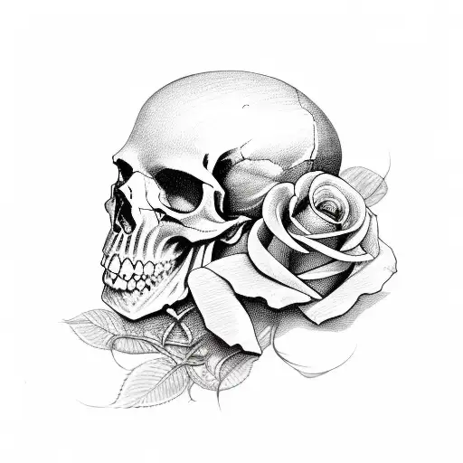 Skull And Roses