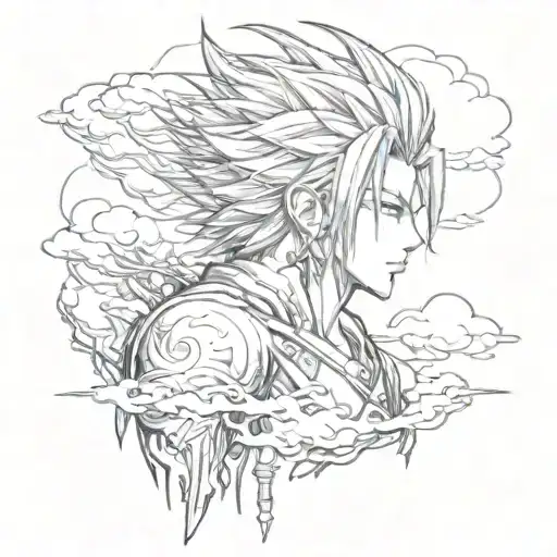 Cloud Final Fantasy 7 Growing Roots