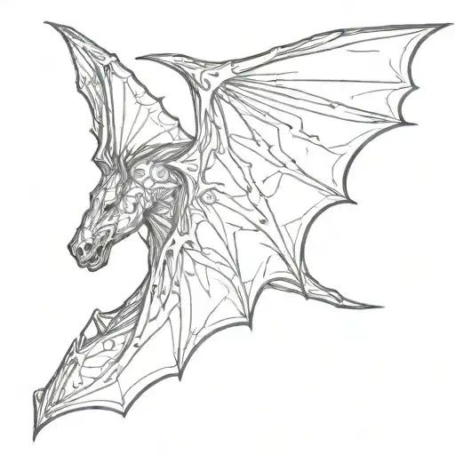 Horse Bat Wings