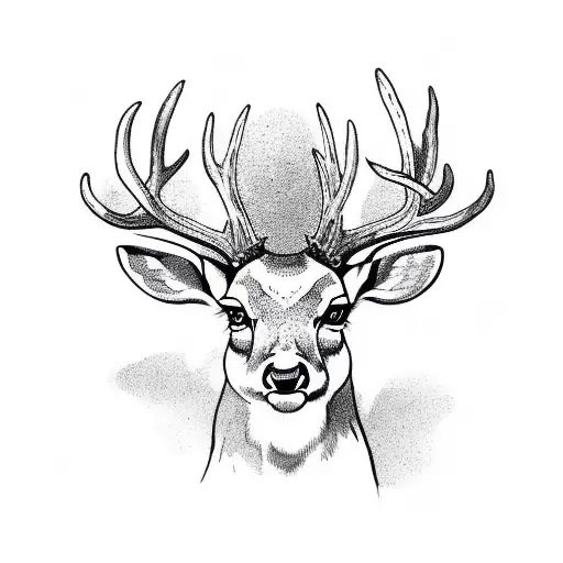 Deer With Beetle On Its Nose