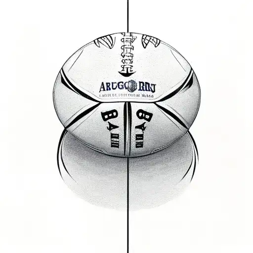 A Rugby Ball Morphing Into A Dragon