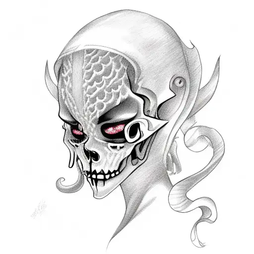 Pinup Girl Grim Reaper